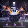 JOYEE PVC Inflatable Skeleton Cooler Blow up Halloween Ice Tub Inflatable Drink Holder for Halloween Party