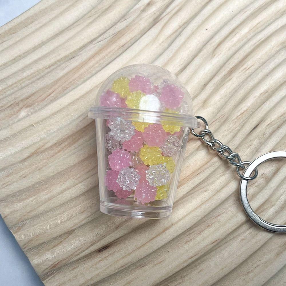 Shaker Cup Keychain Charm Bag Pendent New Key Chains  for Keychain Bag
