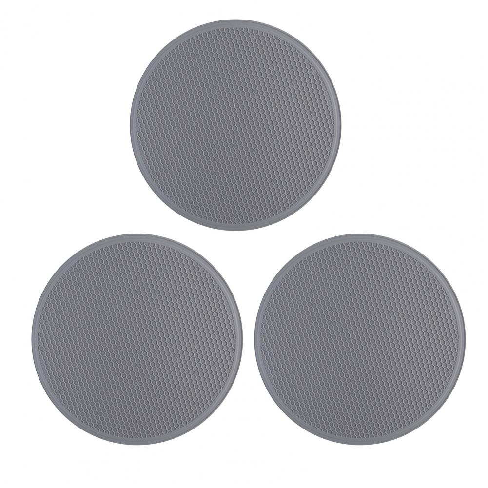 

Anti-slip Silicone Coaster Silicone Pot Holders for Hot Pans Silicone Trivets for Hot Dishes Non-slip Pot Holders Heat Resistant 40 x 140cm сірий