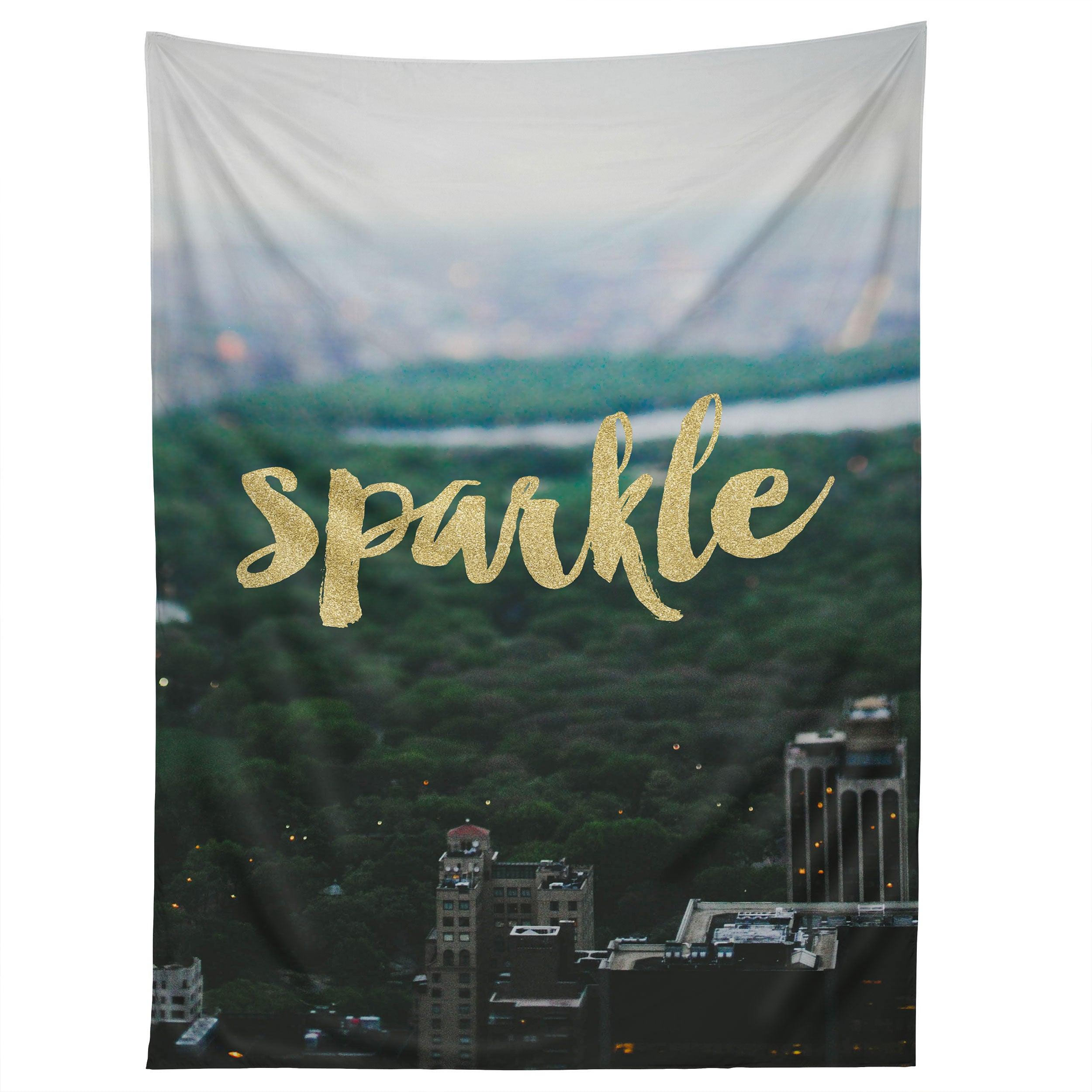 SPARKLE MANHATTAN tapestry 75x100 чёрный