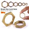 10Pcs Brass Flange Nut Water Tank Joint  Plumbing Fastening Accessories