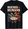 Gaming Houses Humans Funny RPG Gamer Parody Unisex T-Shirt