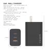 For Laptop Charger , 65W GaN 3 Port USB C Power Adapter With Type C Charging Block For IPhone16/15/14/13, MacBook, IPad, Galaxy