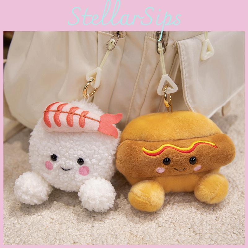 Smiling Fruit Plush Toy Keychain For Kids With Soft Short Plush Material