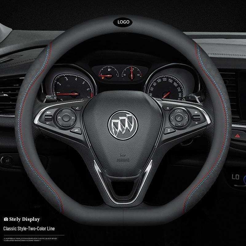 

Buick Steering Wheel Cover - Genuine Leather for Excelle, Envision, Regal, LaCrosse, Encore, GL68 Default