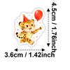 50 Cute Cartoon Animal Stickers Children'S Hand Account Decoration Waterproof Reward Stickers Birthday Party Fun Stickers