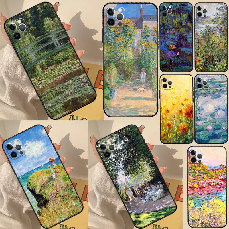 Pojemnik na obraz olejny w stylu Moneta dla Samsung Galaxy A13 A36 A56 A23 A52 A32 A12 A54 A34 A14 A16 A26 A33 A53 A15 A35 A55