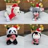 Weihnachts Snoopy Lotso Plüschtier mit Hut und Schal Design für Feiertagsdekoration