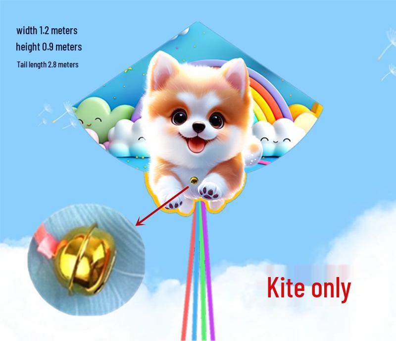 Weifang Cartoon Dog Delta Kite - Easy to Fly in Light Breeze