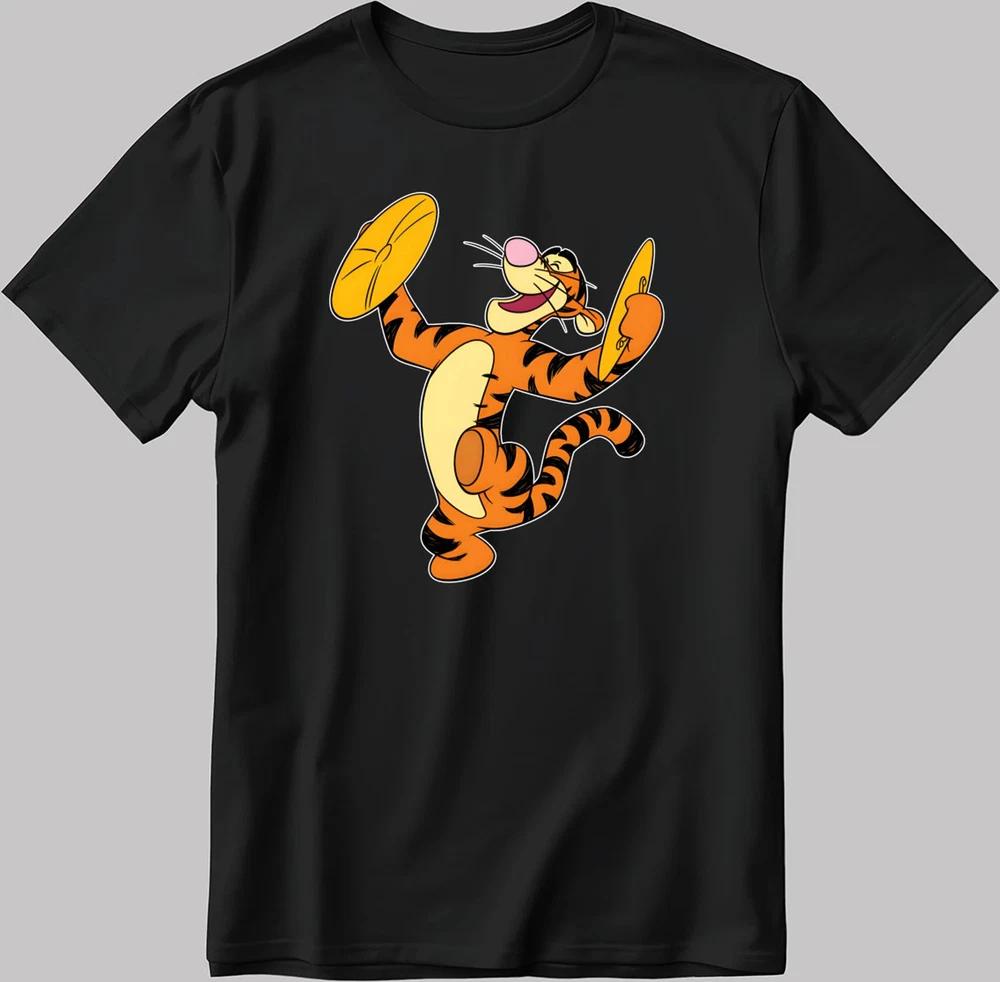 Winnie The Pooh Funny Tigers Black TShirt S