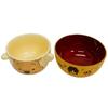 Disney Winnie the Pooh Pooh (Crayon Touch) Soup Bowl & Rice Bowl Set Mini SAN3003-7 Orange