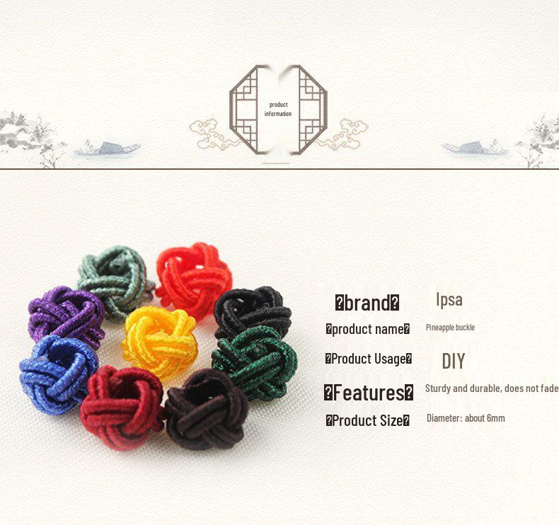 Colorful Handmade Pineapple Knot Bracelet Kit: Red String & Braided Rope Materials