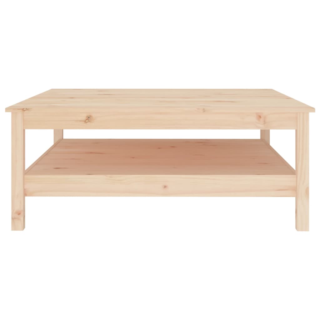  Coffee Table, 100x100x40 Cm, Solid Pine Wood