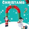 Snowman Arch 8ft Decorations Inflatable Santa Claus for Christmas Holiday