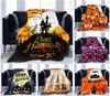 Skräck Halloween 3D-tryckt filt Överkast Flanell hemfilt Plysch Mjuk Bekväm heminredningsfilt