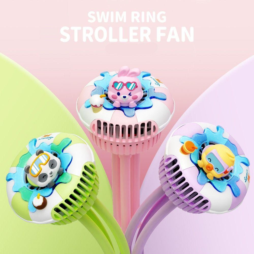 Octopus Portable Baby Stroller Fan USB Rechargeable Handheld Electric Fan Outdoor Small Fan  Home