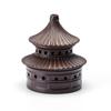Chinesischer Keramik Räucherstövchen Pagodendendesign Sandelholz Aromatherapie Räuchergefäß für Zuhause Innen Zen Meditation Dekor Geschenk