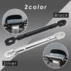 Optimister Motorcycle Handlebar Handlebar Clamp Brace Custom Outer Diameter Silver Brace, Bar, Bar, Multi-Bar Part, 22mm,