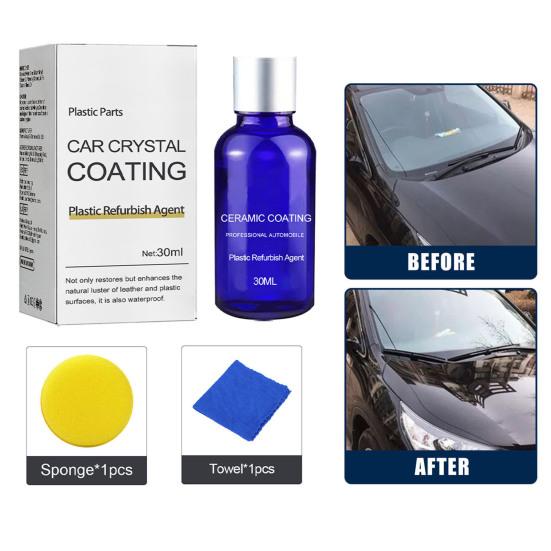 Auto-Kunststoff-Restaurator, Keramikbeschichtung, umweltfreundlich, effektiver UV-Schutz, Auto-Innenraum, Kunststoffteile, Kristallbeschichtung, Reparaturzubehör
