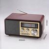 Hifi Bluetooth Speaker V5.4 Sound Retro Gramophone Style Radio 3-Band FM/AM/SW Radio Support TF Card/USB Fashion Design