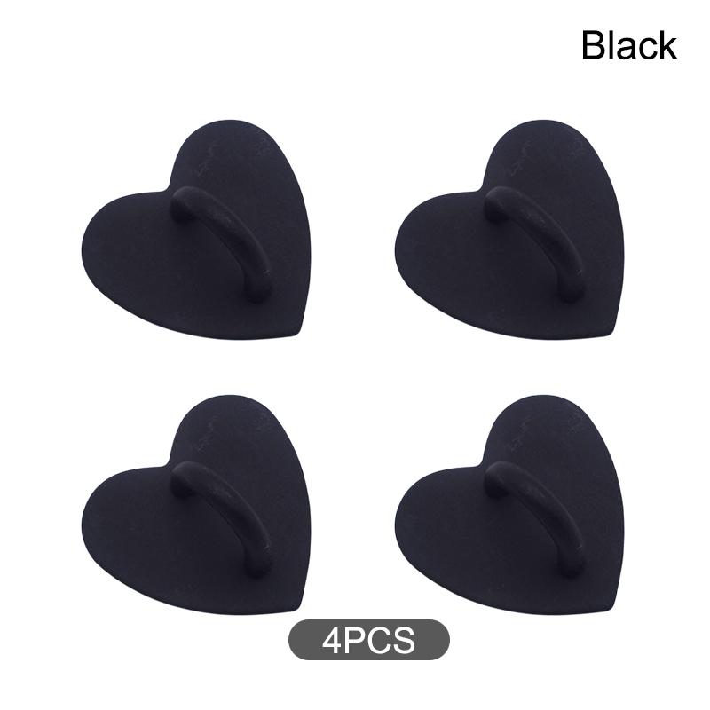 Adhesive Metal Heart Phone Charm Holder Phone Case Finger Ring Stand Hook Buckle
