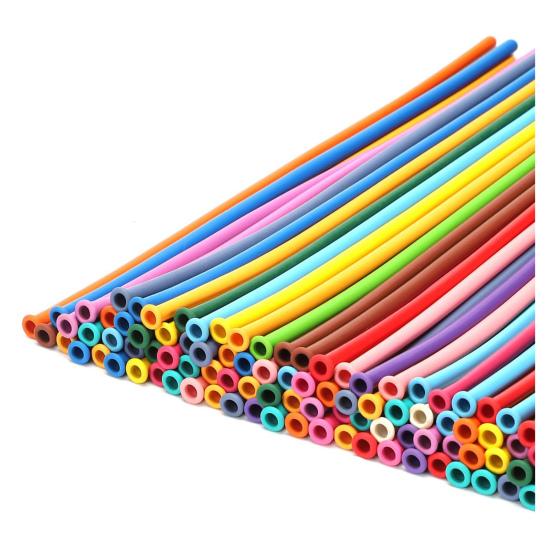 100 ks průhledných latexových balónků, 260 kusů, zahušťovací, dlouhé balónky pro zvířata, modelování, narozeninové, svatební, večírek, příslušenství