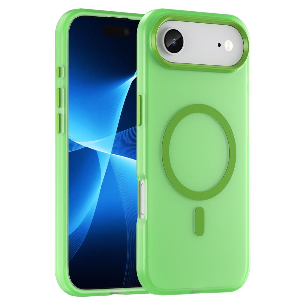 For iPhone 17 Air Case Compatible with MagSafe TPU+PC Slim Matte Translucent Phone Cover