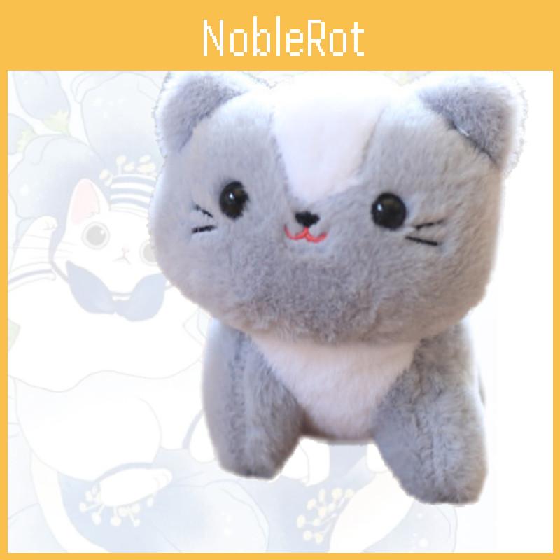 Adorable Plush Cat Keychain Soft Cuddly Toy With Pp Cotton Filling