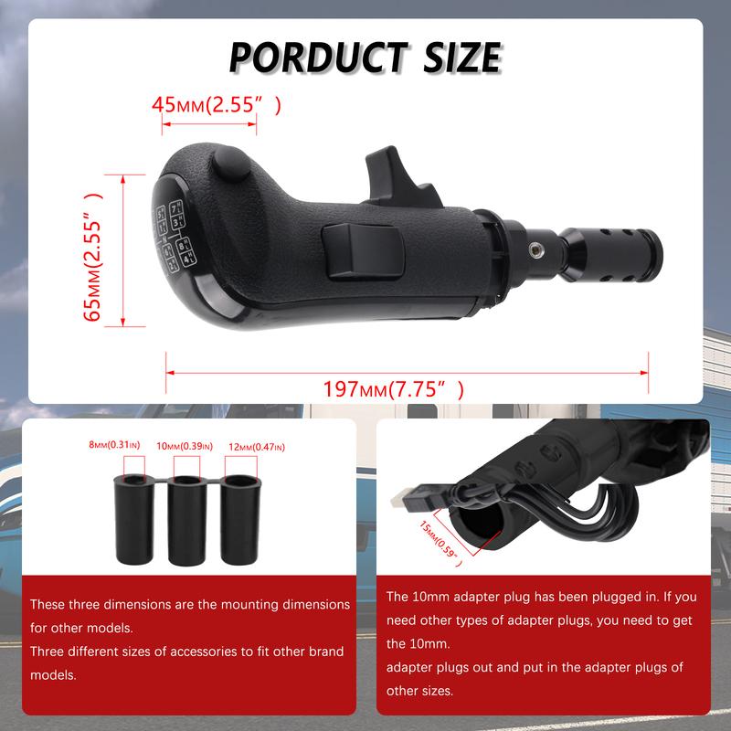 Linkshandige USB Truck Simulator Schakelknop voor Amerikaanse ATS & ETS2 voor Logitech G29 G920 G923 Handgeschakelde Versnellingsbak Thrustmaster TH8A Versnellingsbak