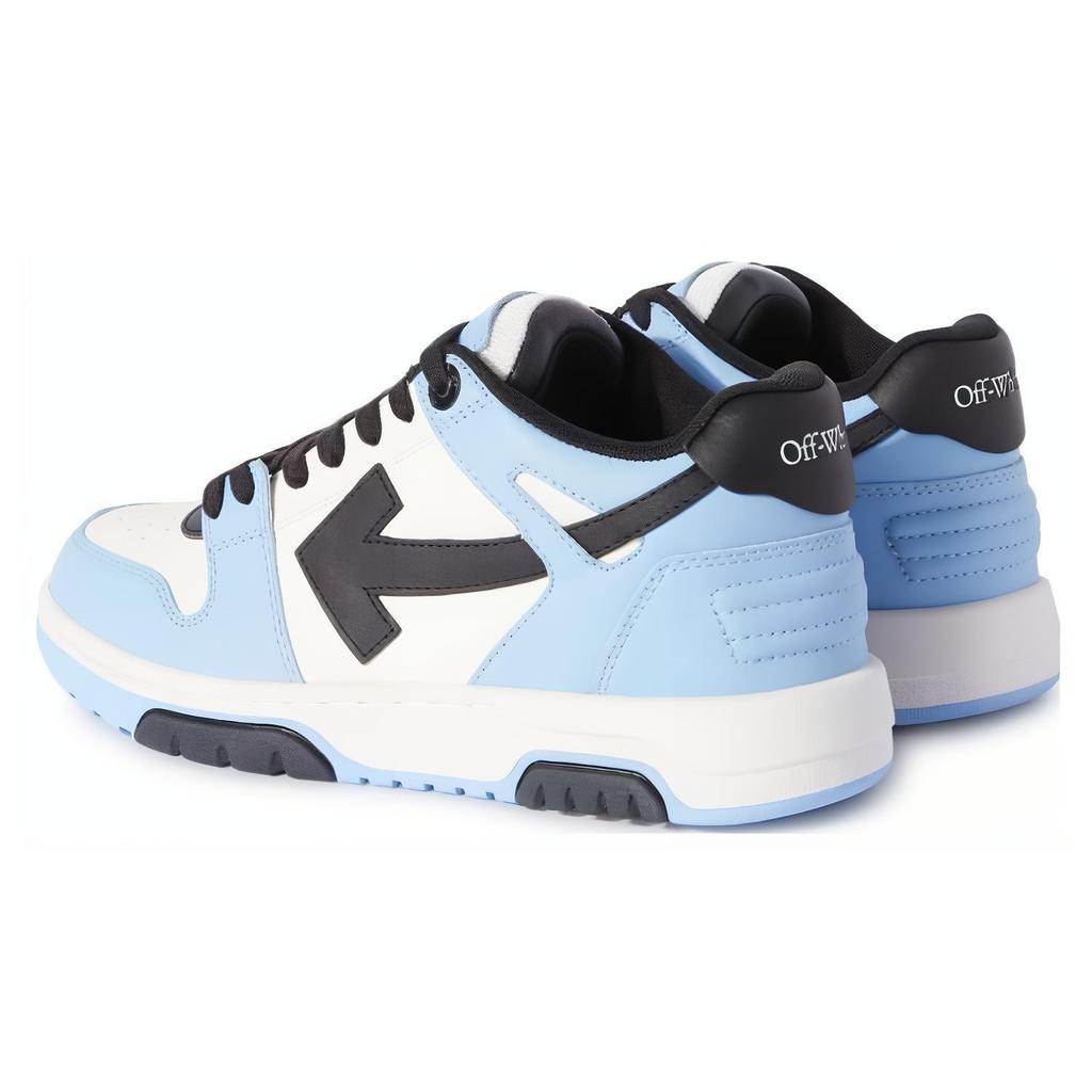 Off-White OFF WHITE Out Of Office Ooo Scarpe Basse Azzurro Chiaro Nero Donna OWIA259F23LEA0084010