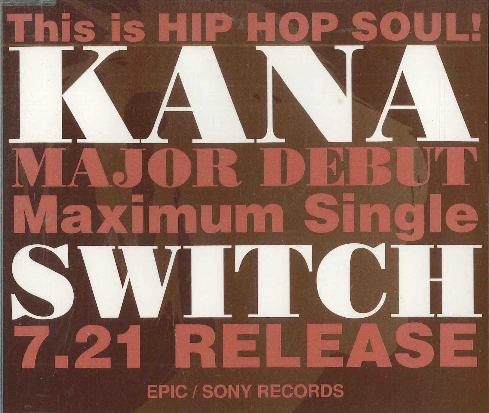 

CD KANA - Switch QDCB93086PROMO SONY Japan Japanese Pop/Rock Used