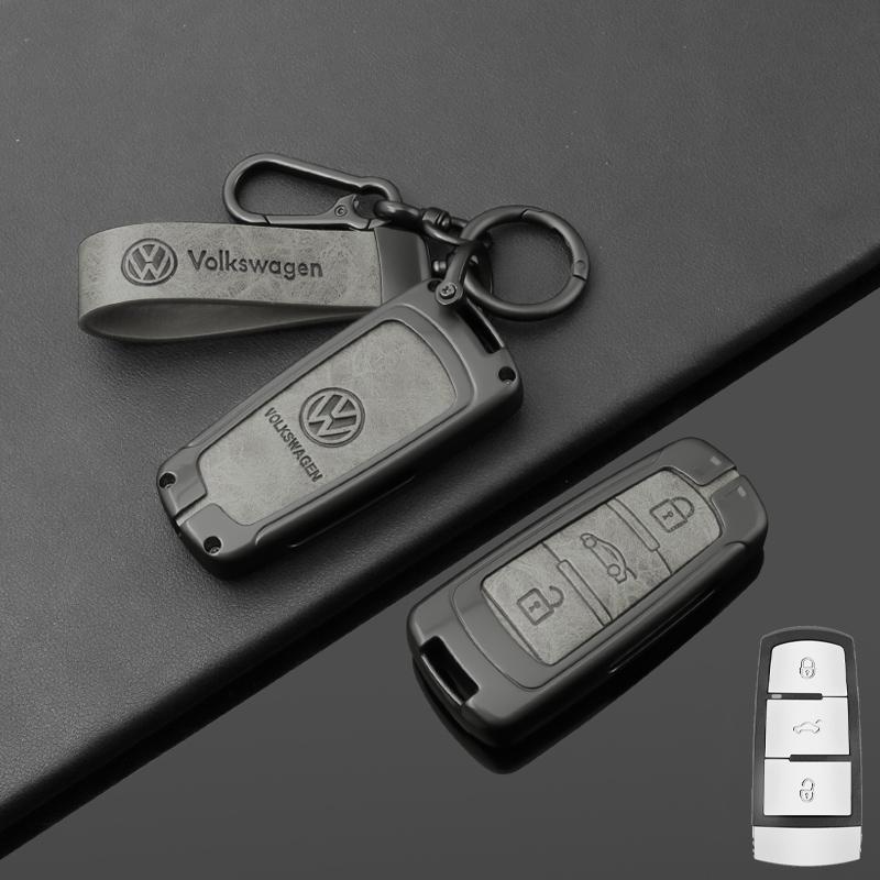 Für VOLKSWAGEN VW Neue Zinklegierung Auto Schlüsselhülle Abdeckung für Volkswagen VW CC Passat B6 B7 Passat 3C CC Maogotan R36 B7L B5 Schutz