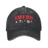 KMFDM Logo Kapuce Baseballová čepice Unisex Ležérní bomb Lebky Klobouk Nastavitelná Kšiltovka Truckerka Snapback Čepice