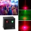 Rechargeable Battery R&G Projector Disco DJ Light 32 Patterns for Dance Bar Party Car Effect Christmas Decorate Stage Lamps