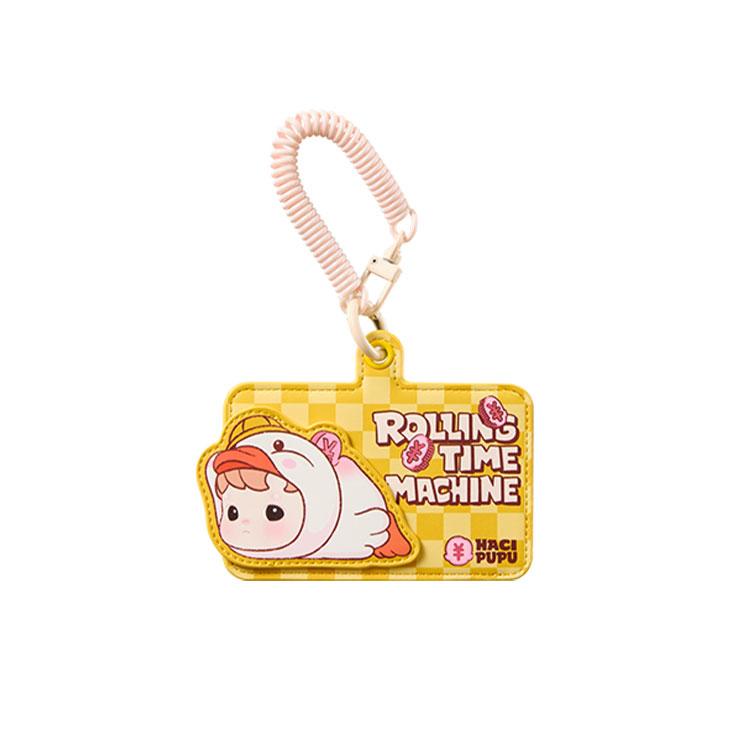 New POP MART HACIPUPU Time Machine Collection Card Holder Mystery Boxes Single Mystery Box/Full Box 6 Pcs PPMT-2505-0046