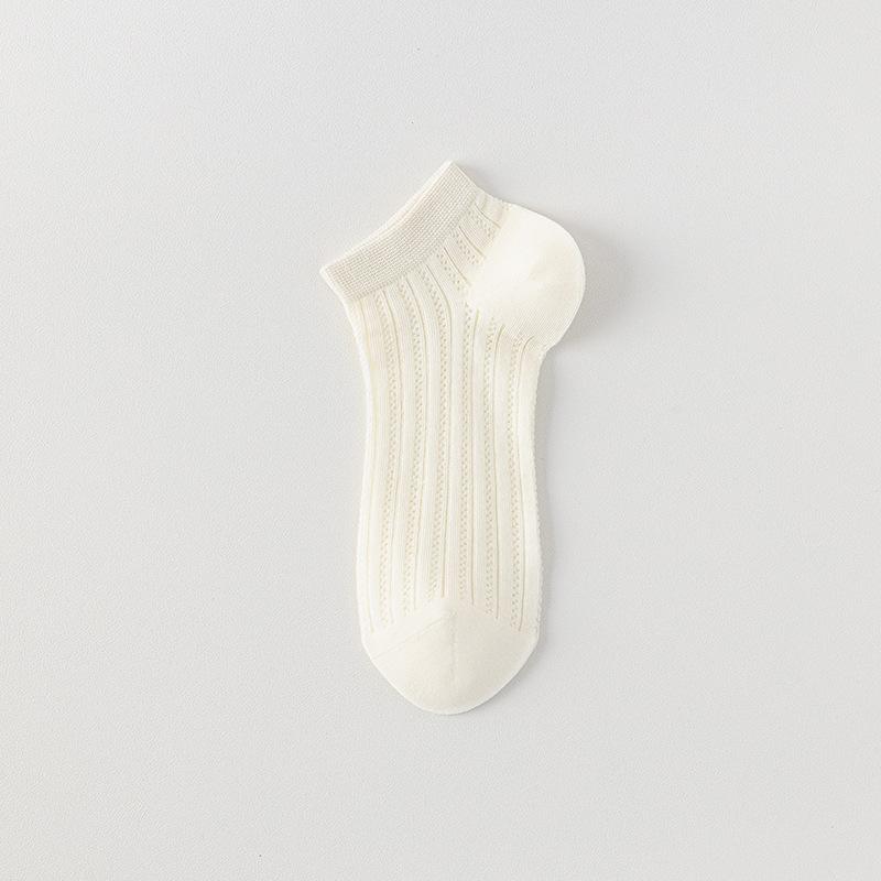 Women's Socks, Summer Thin Short Socks, Mesh Breathable Ultra-thin Cotton Socks, Shallow-mouthed Low-top Boat Socks