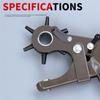 A20F-Heavy-Duty Labor-Saving Belt Puncher Multifunctional Punching Pliers Belt Belt Strap Watch Hole Punching Machine