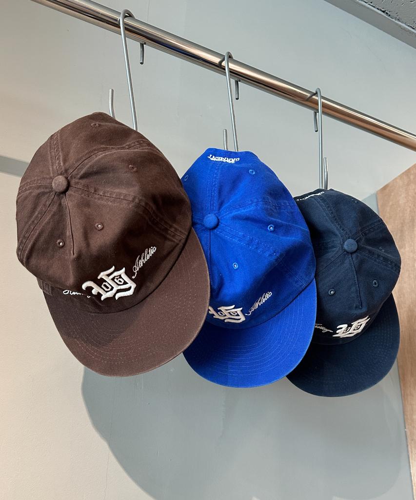 Yunibeoseugameonteu Vtg Typo 5-Panel Washing Cap_Brown