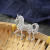 Kitten New Year Horse Brooch High-Grade Alloy Animal Corsage Zodiac Pin Clothing Accessories