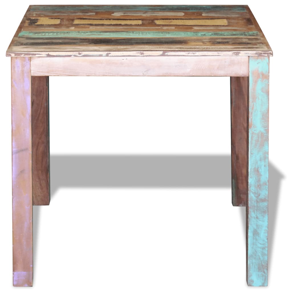 Dining Table Solid Reclaimed Wood 80 x 82 x 76 cm