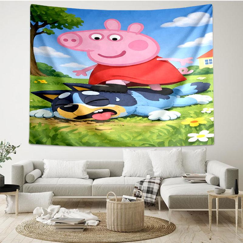 Cartoon animation Print Tapestry - Portable Wall Decor Cloth, for Home, Dorm, Travel, Bedroom, Living Room - Ideal Birthday Housewarming Gift