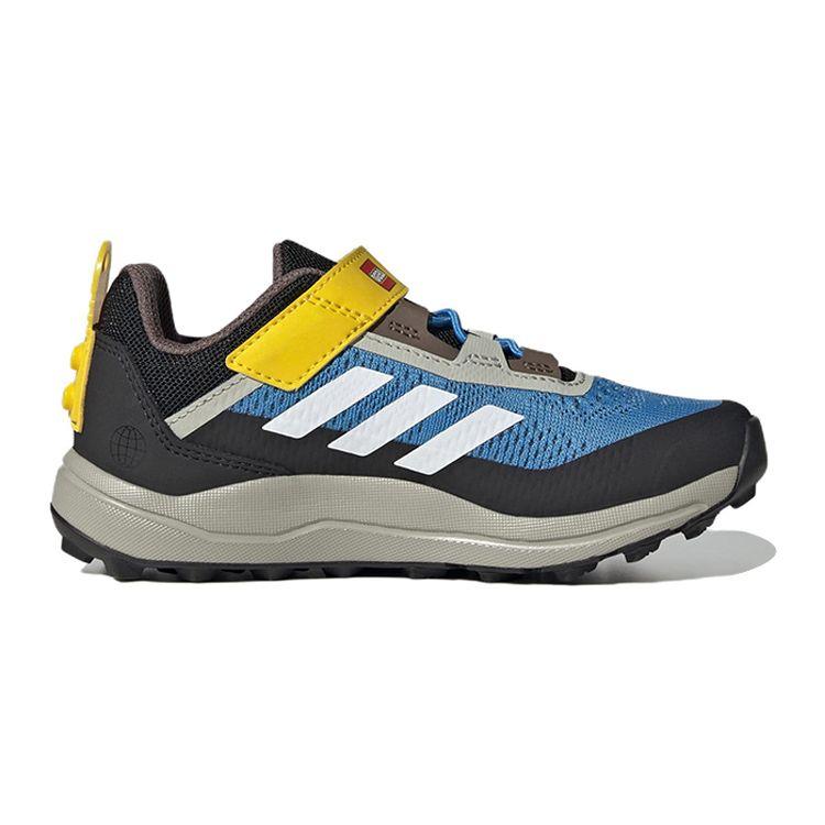 LEGO X Adidas Terrex Agravic Flow J Bright Blue Metal Grey Kids Sneakers Cloud-White HQ3506