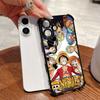 Anime One Pieces Soft Funda For iPhone 17 Pro 16 15 14 13 12 11 Pro Max Case 17 Plus 17E 16E 17Air Camera Protection Phone Cover