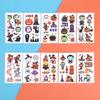 10 Stück Halloween Tattoo Aufkleber Cartoon Kürbis Geist Fledermaus Spinne Temporärer Aufkleber Kinder Geburtstagsparty Gastgeschenke Junge Mädchen Geschenke
