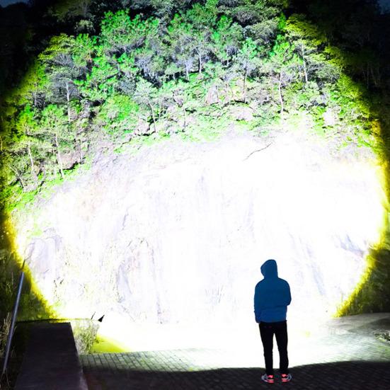 Multi-function Flashlight Zoom 5 Modes Adjustable Ultra Bright USB Rechargeable Portable Outdoor Camping Hiking Emergency Handheld Torch Lamp