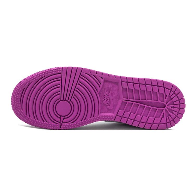 (GS) Air Jordan 1 Mid 'Fuchsia' Kids' 555112-100