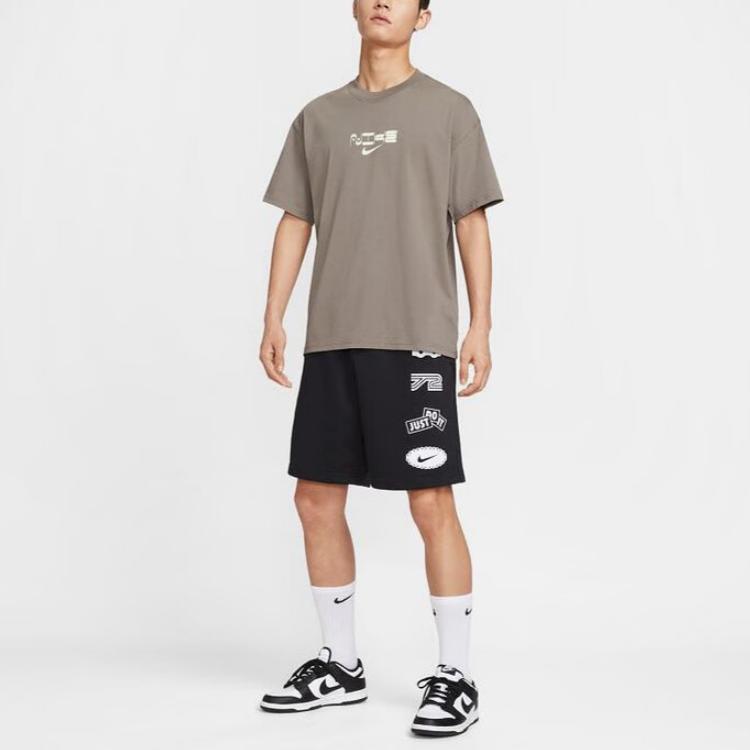 Nike Club SS25 Comfortable Soft Skin-Friendly Fashion Casual Shorts Men Shorts Black IB8254-010