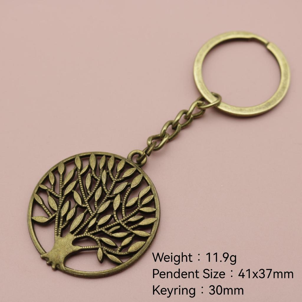 Tree of Life Keychain Pendant - Simple Design