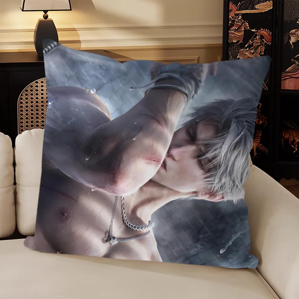Hot Game Love And Deepspace Pillow Case Sofa Living Room Bedroom Headboard Backrest Cushion Square Cushion Nap Time