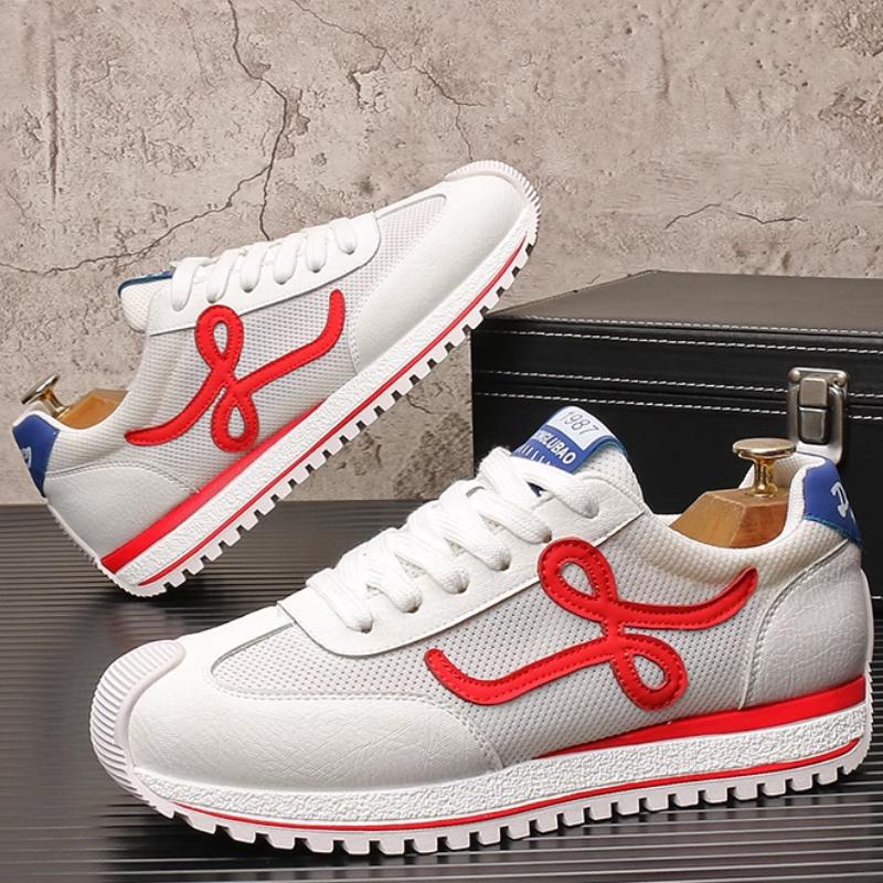 Fashion Forrest Gump Men's New Summer Breathable Mesh Sports Casual Shoes for Men, Simple and Versatile Thick-soled Dad Shoes